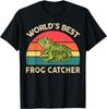 Fonny World Best Frog Catcher Toddler Boy Funny Graphic Tees Gift Unisex T-Shirt