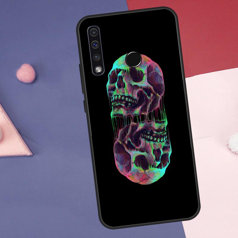 Skull Trippy Octopus Case For Huawei Nova Y72 Y73 Y70 Y90 Y60 Y61 Y91 12s 12i 11i 8i 9 10 SE P30 P40 Lite P60 Pro