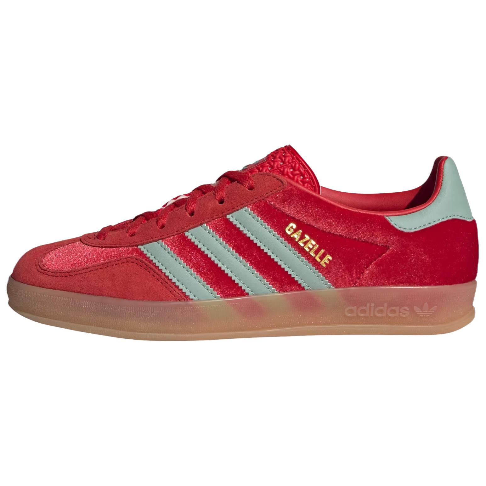 

Adidas Originals Gazelle Indoor Better Scarlet Hazy Green Женские 38.5