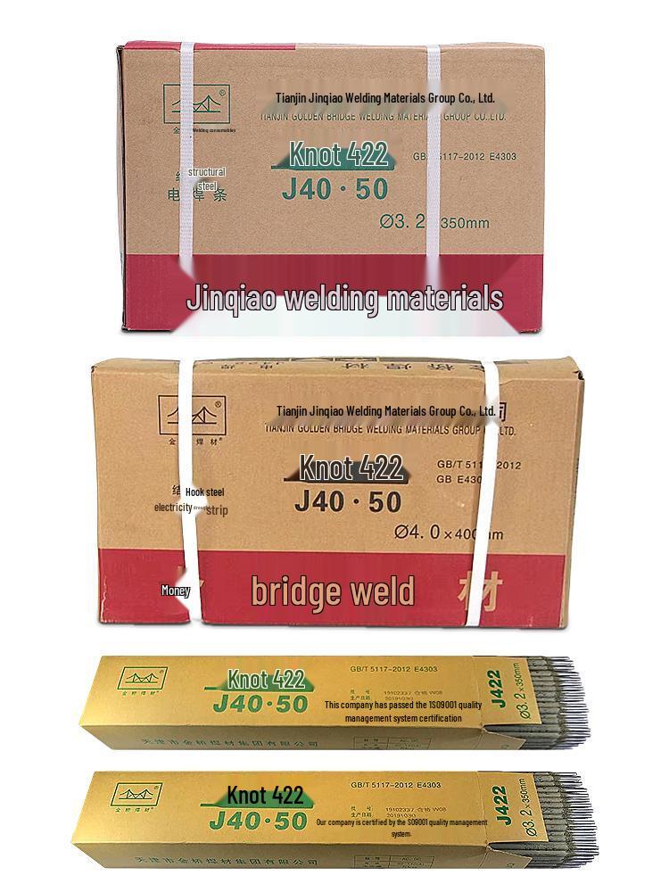 J422 Anti-Stick Carbon Steel Welding Electrodes: Wear-Resistant, Sizes 2.0-5.0