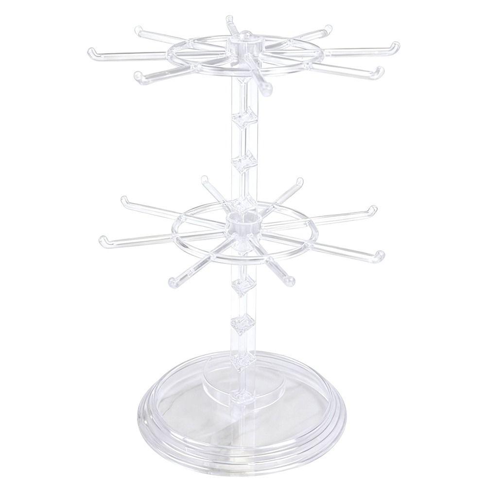 Rotating Design Keychain Hanging Rack Multi-layer Rotatable Rack Display Rack Small Items Display