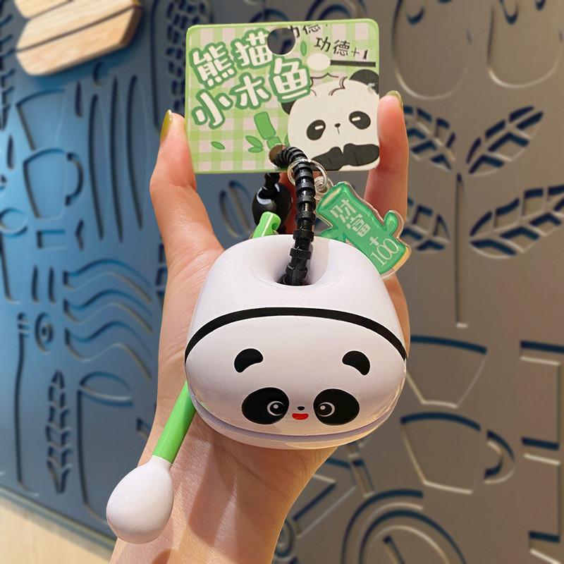 

Charming Tambourine Panda Keychain With Stress Relief For Students And Teachers Happy