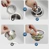 New 1 Pcs Drain Waste Plug Filter Suitable For Bathroom Floor Drains Kitchens Household Steel Sewer Filter Kitchen Tools
