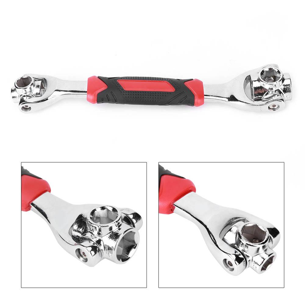 8 In 1 Socket Wrench Rotatable MultiFuntion Reparing Hand Tools with Magnet 821