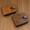 Herren Kurz-Reißverschluss-Geldbörse Business Retro Handtasche Münzfach Mehrere Kartenfächer & Große Kapazität Für Den Täglichen Gebrauch Münzbeutel