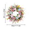 Fascinating Handcrafted Silk Daisy Wreath Adds A Touch Of Natural Charm To Your Space Ideal For Festivals And Gatherings