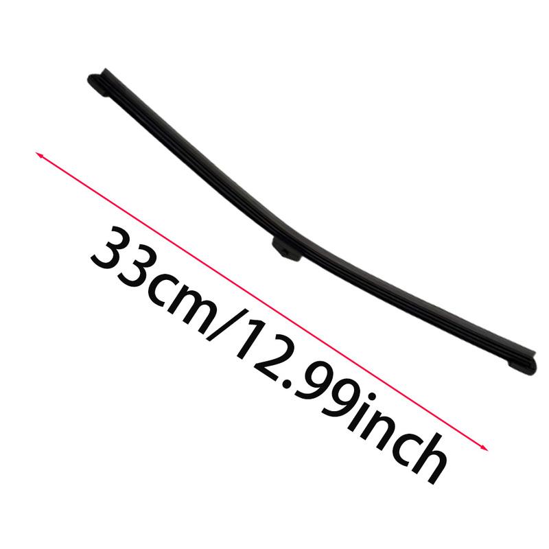 For BYD Yuan Plus Atto 3   2024 Black 3Pcs Car Rear Windshield Windscreen Wiper Arm Blade Set  Accessories Black
