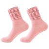 Calf Socks Slouch Socks Scrunch Stacked Socks Ribbed Knit Scrunchie Boot Socks for Women Girls