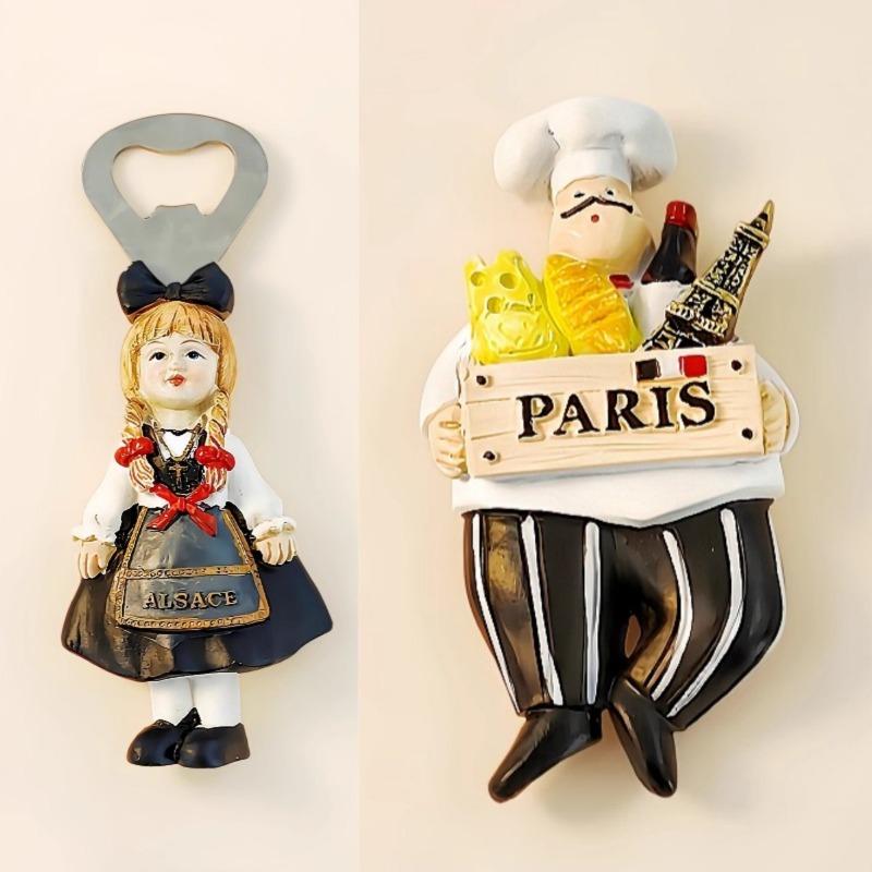 France Travel Souvenirs Alsace Fridge Magnets Paris Provence Marseille Nice Fridge Stickers Home Decoration Wedding Gifts