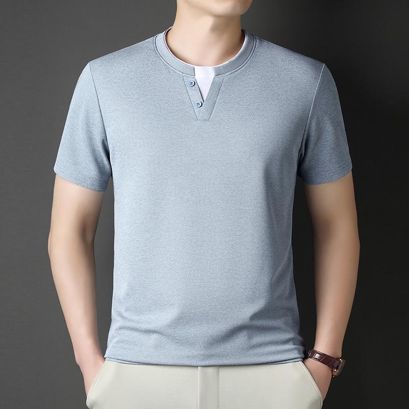 Short Sleevet Casual Comfortable Fashion Summer Crew Neck M