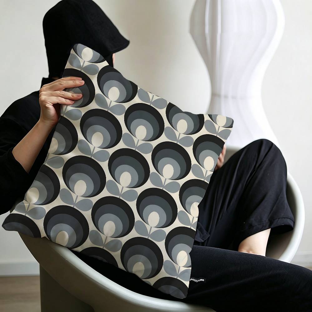 Art OOrla Kiely Flower Pillow Anime Pillow Sofa Bed Head Pillow Cover Cushion Cover x cm Fashion