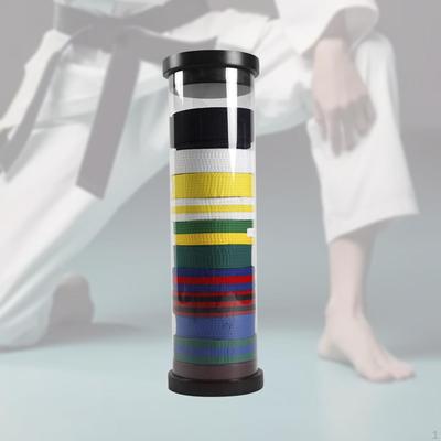 Karate Belt Display Taekwondo Storage Accessories Kids Adults Gifts Holder Clear