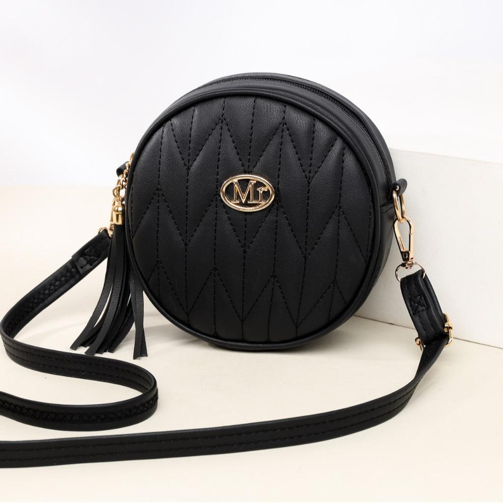 Mini Tasche Lässige Umhängetasche Diamantgestickter Faden Kleine Runde Tasche Neue Modische Damenhandtasche Schultertasche