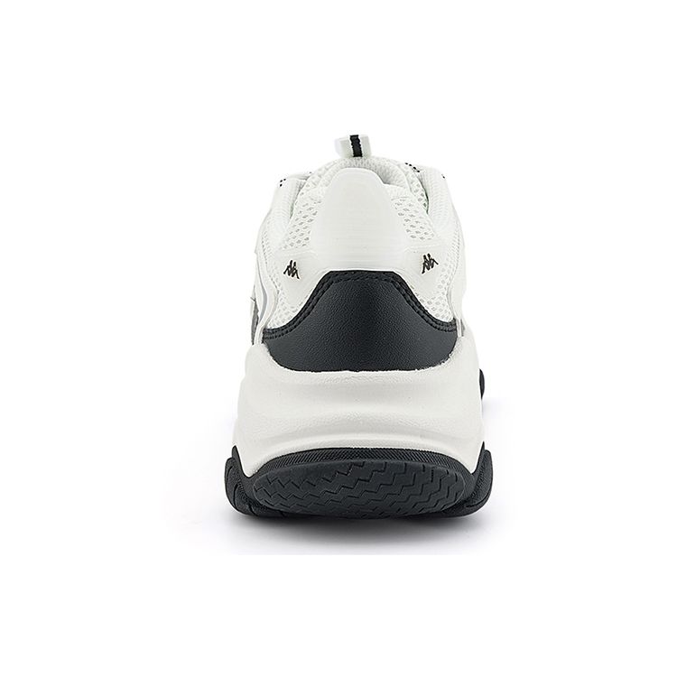 Kappa Fabric Synthetic Leather Cow Split Leather Shoes Trendy Deconstruction Low Top Dad Shoes Unisex sneaker White Black Frosted-Gray K0DY5MC57-012A