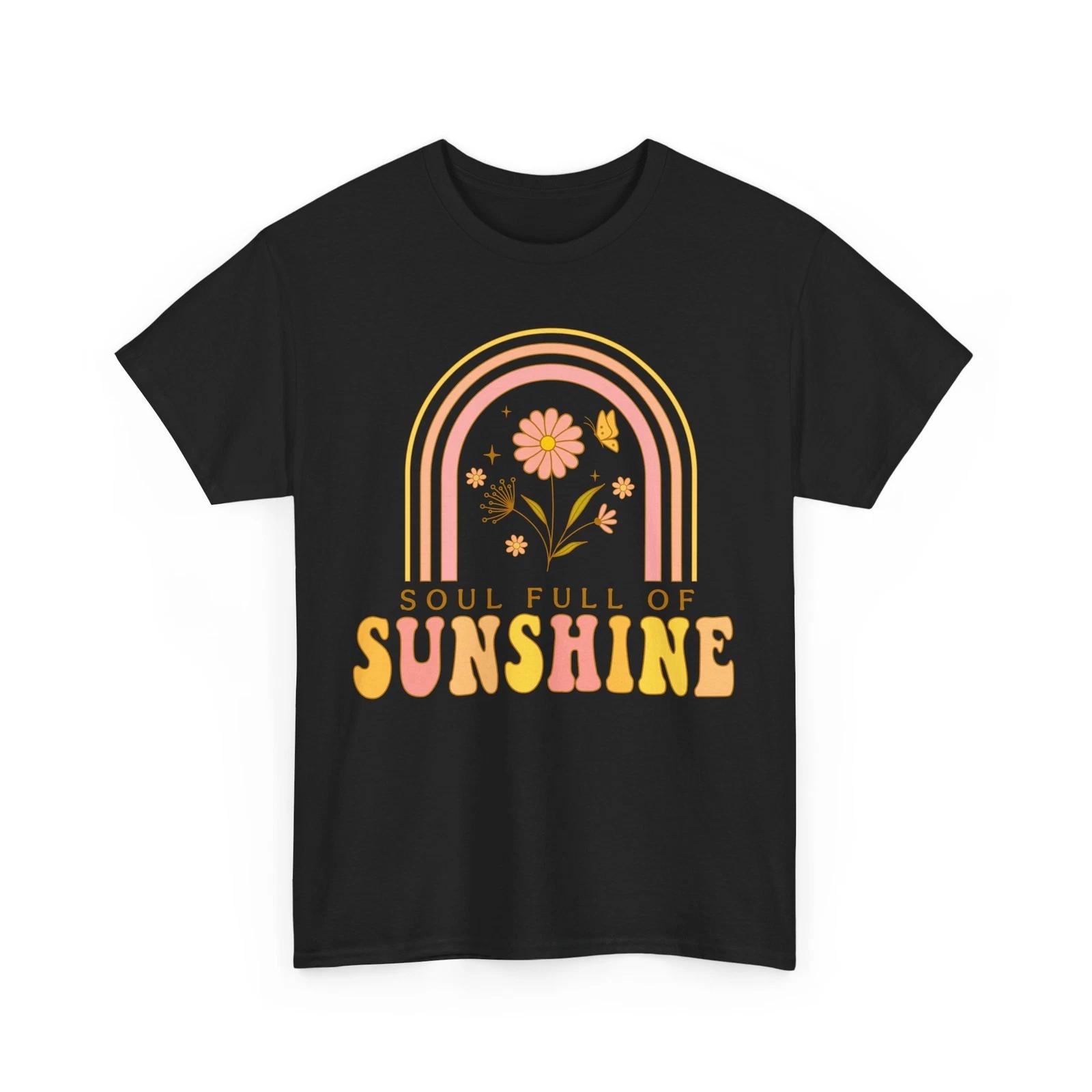 Футболка SOUL OF SUNSHINE | Футболка для весенних дней и природы на открытом воздухе | Весеннее настроение 2XL