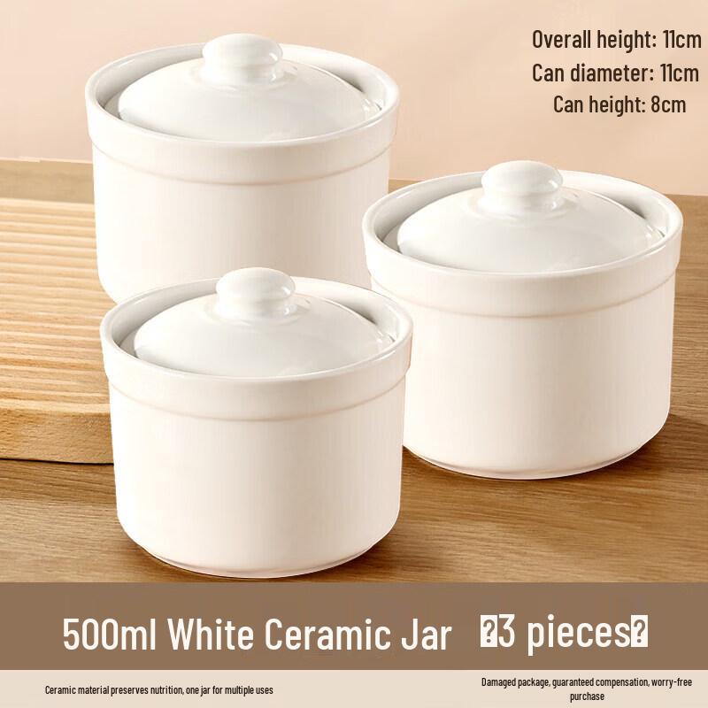 Ceramic Double Boiler Stew Pot