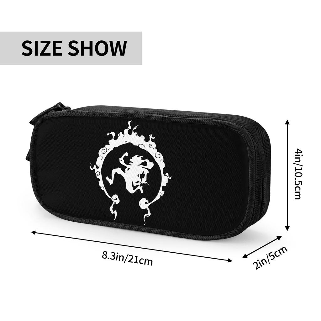 Custom Luffy Gear 5 Joy One Piece 1 Large Capacity Bags for Child School Pencil Bag for Boys Gilrs Kids