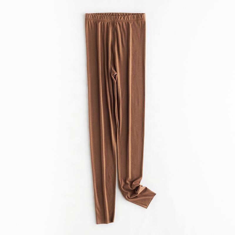 Autumn/Winter Slim Fit German Velvet Thermal Pullover - Solid Color Long Sleeve Round Neck Top