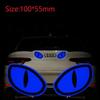 2x Auto Reflektierendes Sicherheitswarnband Auto Reflektierender Aufkleber Motorrad Roller Nachtfahrten Sicherheitsaufkleber Anime Stil Reflektor