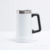 Insulated Beer Stein Drinking Coffee Mug Stainles Steel Tumbler Bottle with Handle Double Walled Thermal Mug Keep Drink Ice Cold