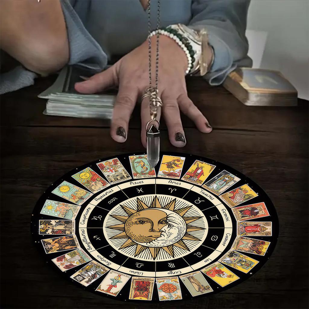 Rubber Astrology Pendulums Mat Healings Stone Energy Generators Altars Tarots Card Pad Dowsing Pendulums Ceremony Mat