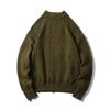 Japanese Retro Half-Turtleneck Sweater for Men, Autumn and Winter Inner Wear, Trendy Brand, High-Quality Export, Thickened Lazy-Style Knitwear Jacket