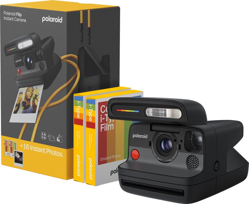 Polaroid Flip Black + Color Film Bundle (8 photos)
