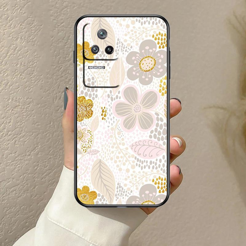 Floral Charm Secret Garden Case For Xiaomi 15T Pro 14T 13T 14 15 Ultra 17 Pro Max POCO X7 F8 Pro X3 X5 X6 F5 F6 F7 Cover