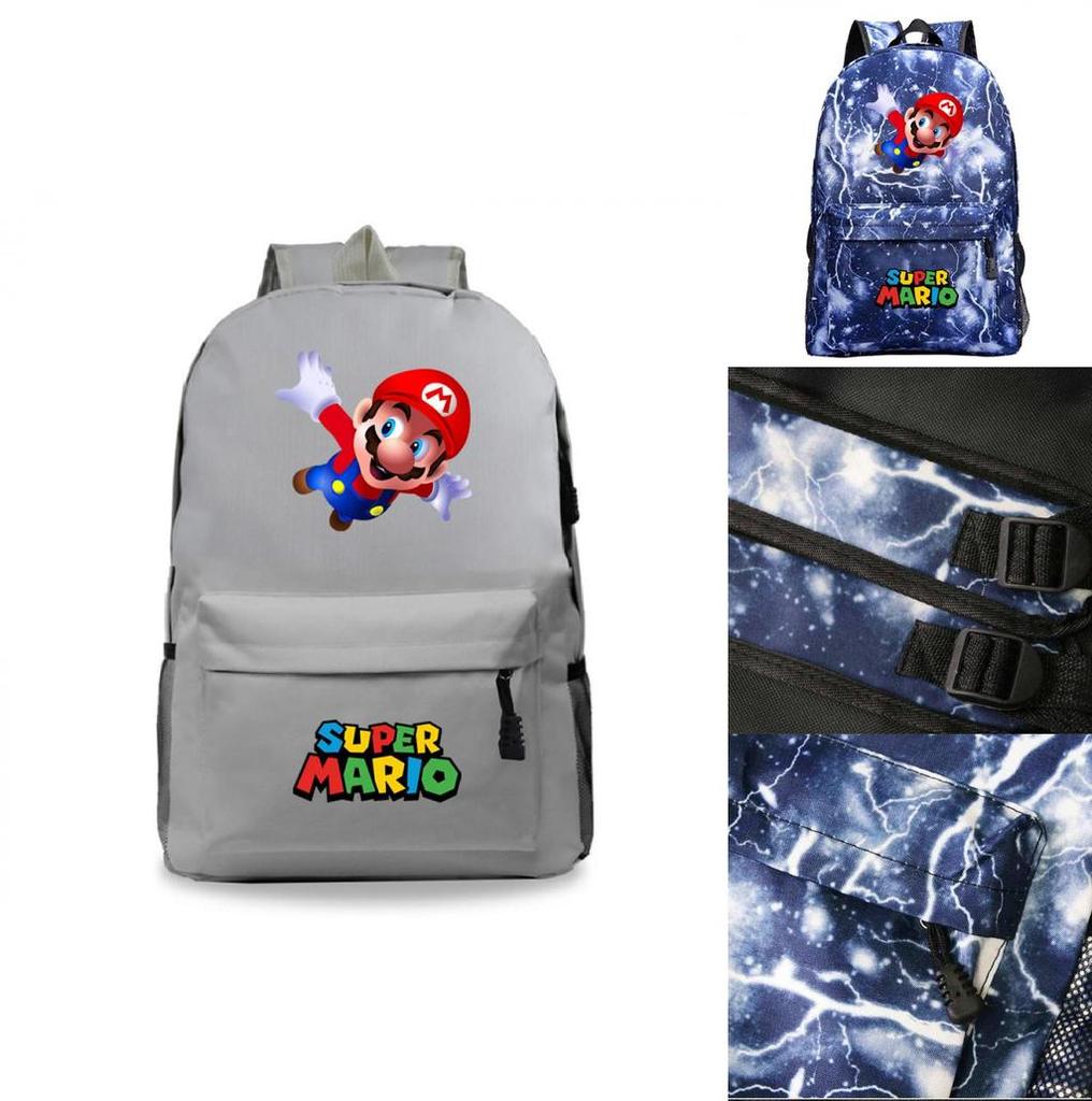 Stilvoller Super Mario Rucksack Perfekter Reisebegleiter Für Kinder Und Erwachsene