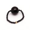 Less is more Onyx Ball Ring
