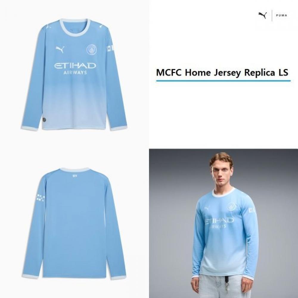Puma Manchester City Fc Home Jersey Replica Ls 784327 01 01 ice blue/L