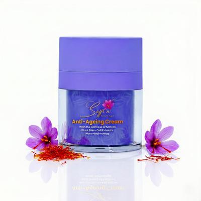 Anti Ageing Cream with 5% Resveratrol, 5% Argireline, 10% Hyaluronic Acid, Collagen, Vitamin E, Bakuchiol, Saffron, Centella & Olive Stem Cell Extr