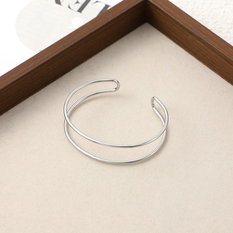 Modischer Offener Armreif, Halsring, Hochwertiges Gefühl, Einfache Persönlichkeit, Kaltwind Armband, Halsband, Trendiger Cooler Schmuck für Damen.