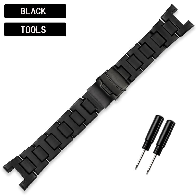 

Plastic steel watch Strap For Casio PROTREK PRW-7000 PRW7000FC PRW-7000X Watchband Black 27x13mm чорний