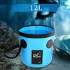 Portable Foldable Water Bucket Multifunctional Outdoor Camping Washing Bag Car Wash Bucket Collapsible Sink