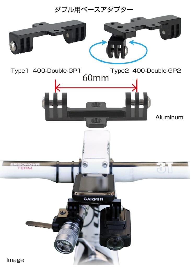 RecMount W Base 2 + Light Adapter Set SERFAS (2 Pieces)