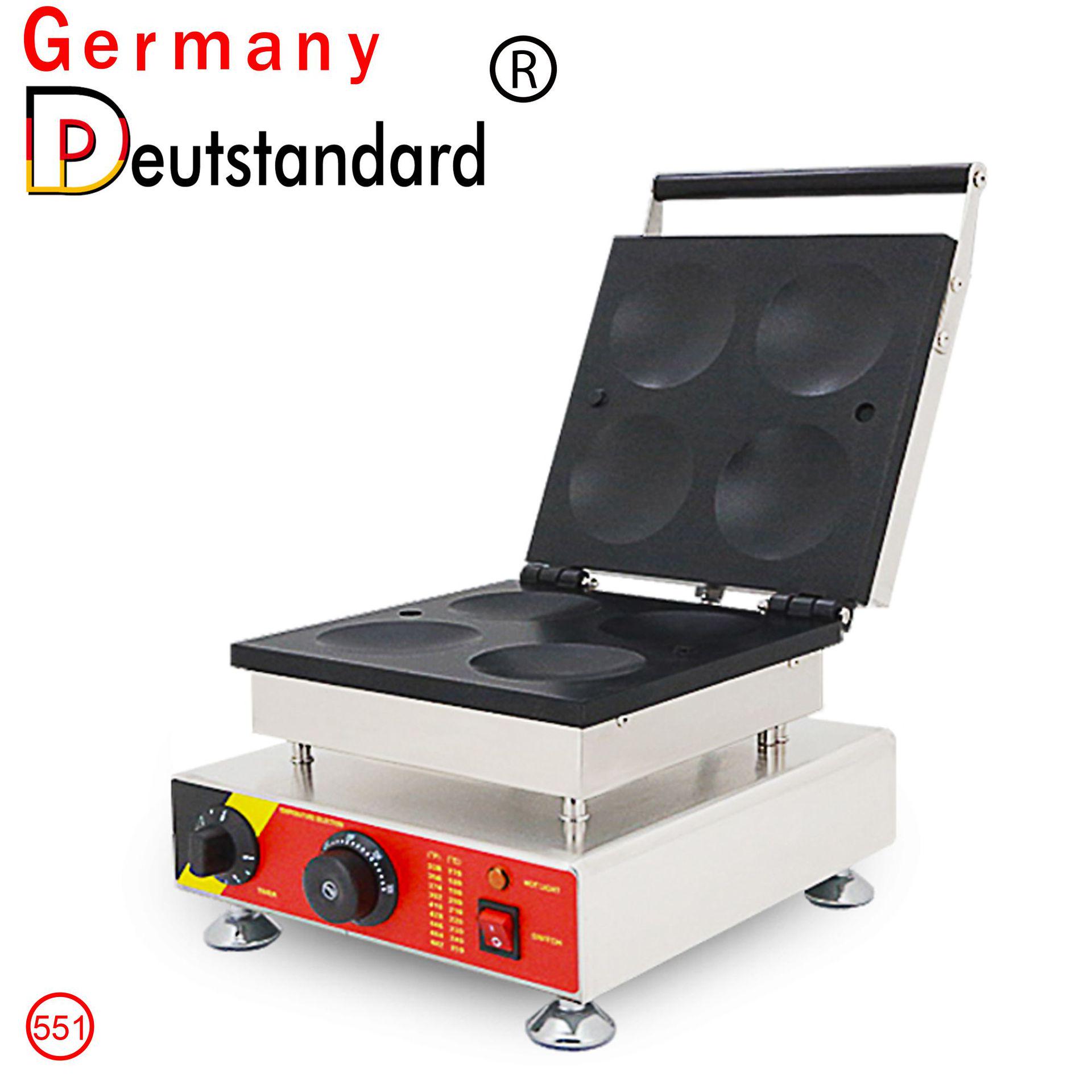 Commercial 4-Hole Takoyaki & Pancake Electric Griddle 551 110V