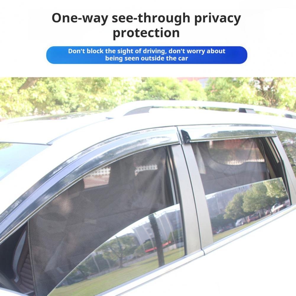 Side Window Sunshade Premium Magnetic Car Sunshade Foldable Mesh Design Uv-proof Protection for Windshield Side Windows Easy