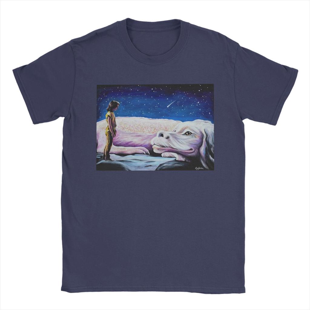 Hodně štěstí Nekonečný příběh Film Falkor Bavlněné tričko pro muže Letní Streetwear Trička O-výstřih Tričko Nadměrné velikosti Topy