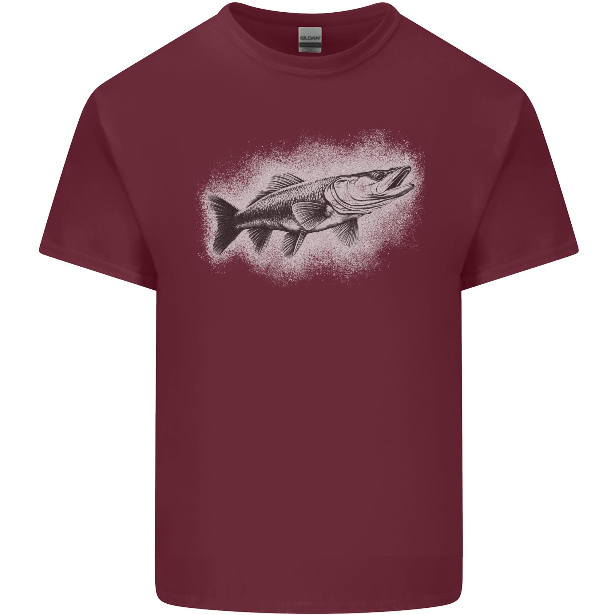 A Pike Fish Drawing Fishing FisherUnisex Unisexs Light Cotton TShirt S