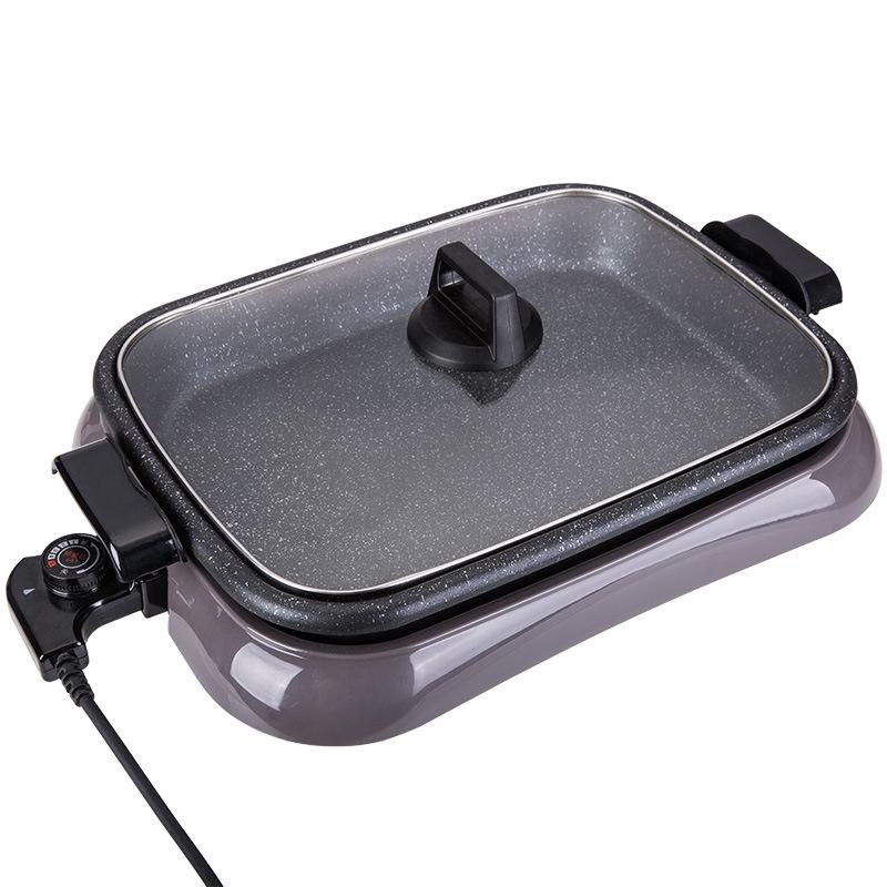 Electric Griddle: Multi-Functional Large Plug-in Grill for Paper-Wrapped Fish & BBQ