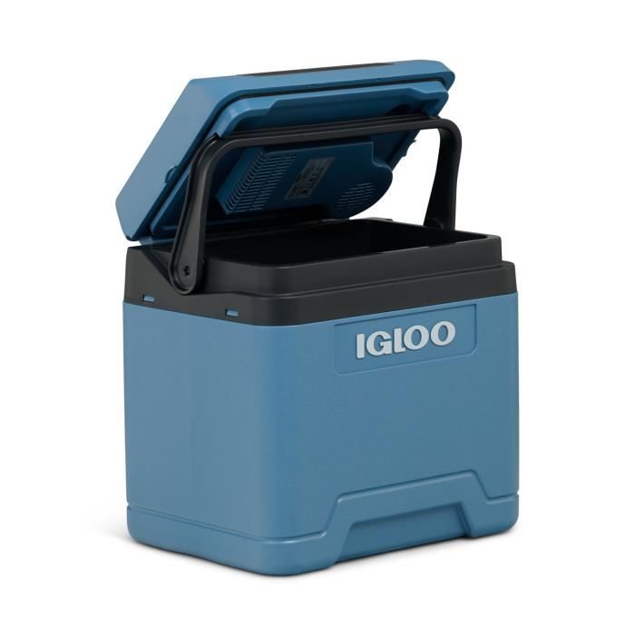 Glaciere électrique - IGLOO - IE24DC - 12 Volts - Modern bleu - 24 L - Prise allume-cigare uniquement