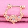 Surgical Steel Body Piercing Jewelry Nipple Ring for Women Girls