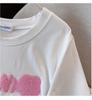 Women's Plus Size Mid-Length Loose Fit Round Neck Short-Sleeve T-Shirt (200/300/350 Jin, Style 6107)