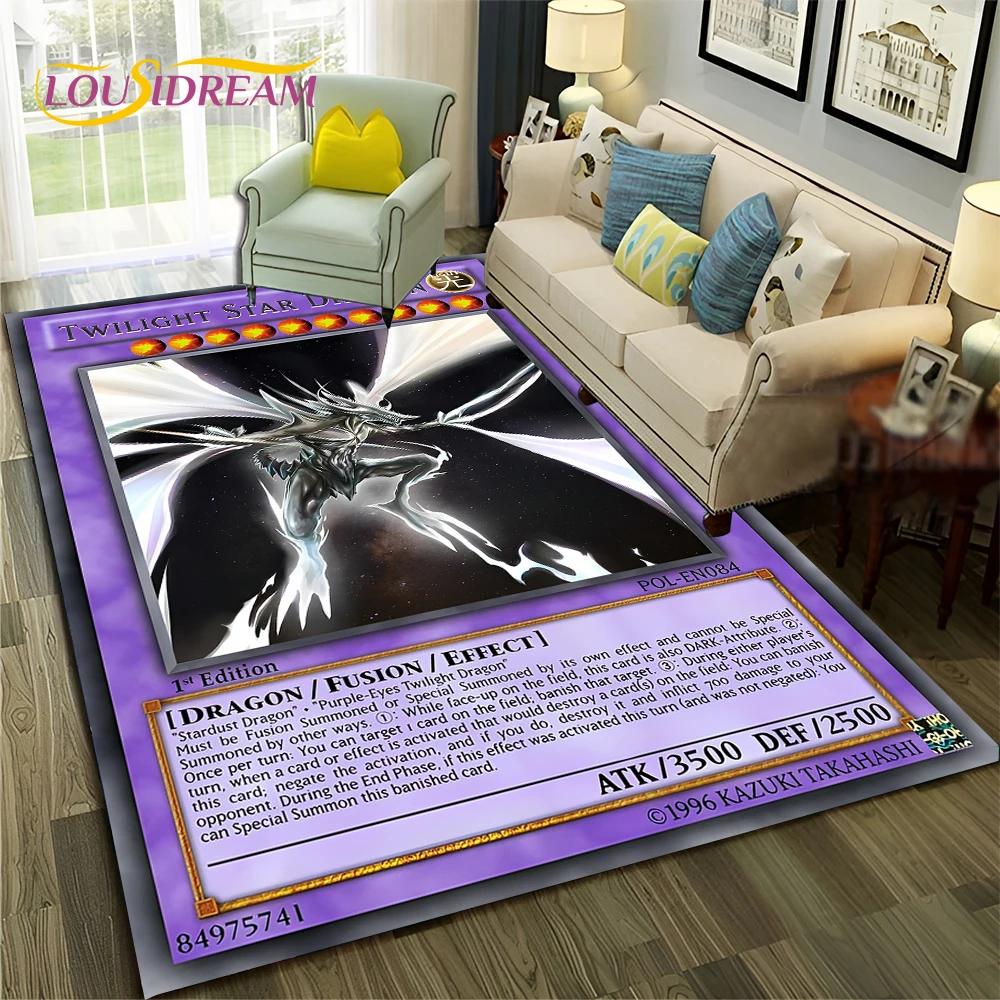 Cartoon Anime MONSTER CARD Carpet Rug for Home Living Room Bedroom Sofa Doormat Decor,kids Area Rug Non-slip Floor Mat