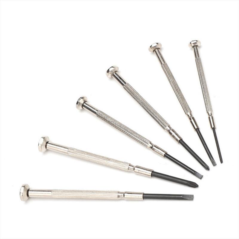 6PCS Eyeglass Repair Tool Mini Screwdriver Set Small Precision Screwdriver Kit for Watch Electronic Jewelry Toys