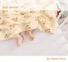 Fluffy Ibul Baby Blanket for Toddlers, Boys and Girls, Soft, 115x100cm, Gauze On the Front and Raised Wool On the Back (Large Bear Design)