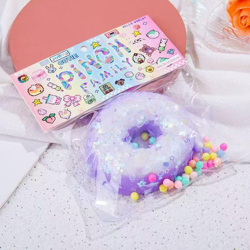 Large Crystal Clear Cat Paw Stress Relief Toy - Soft, Slow Rebound, Cute Squeeze Toy.