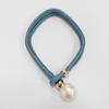 1Pc Faux Pearl Curtain Tieback, Woven Rope Adjustable Curtain Holder, Stylish Bead End Draperies Holder for Living Room Bedroom Bathroom Dormitory