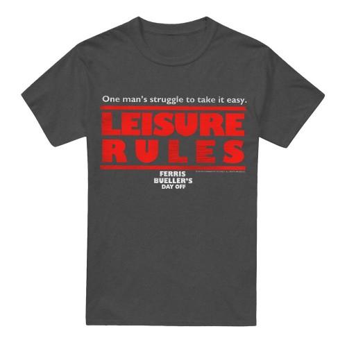 Ferris Bueller's Day Off Unisex Adult Leisure Rules T-Shirt